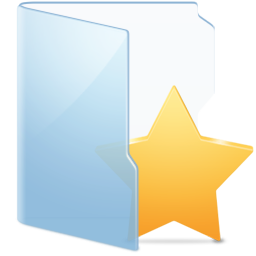 Blue Folder Favorites Alt Icon 256x256 png